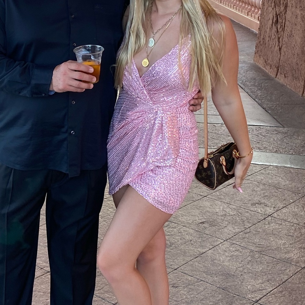 Semi dress pink